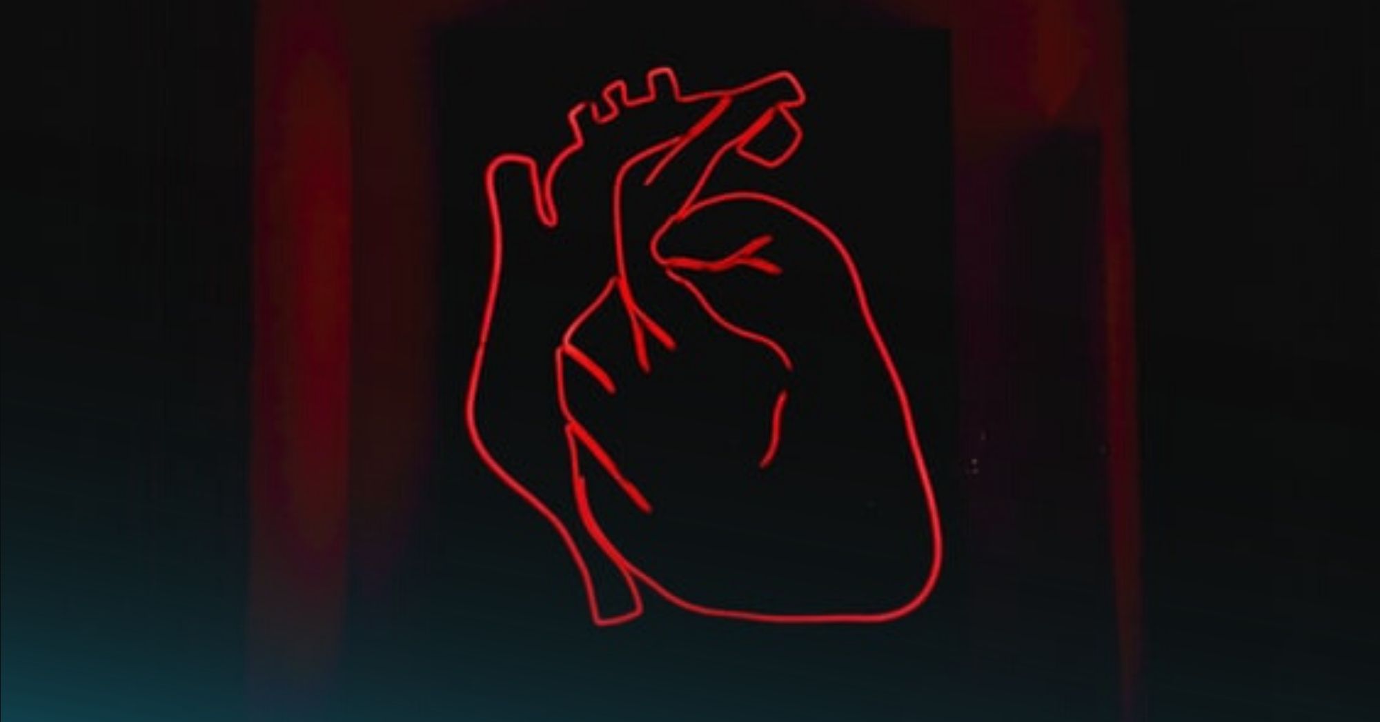 outline of a heart